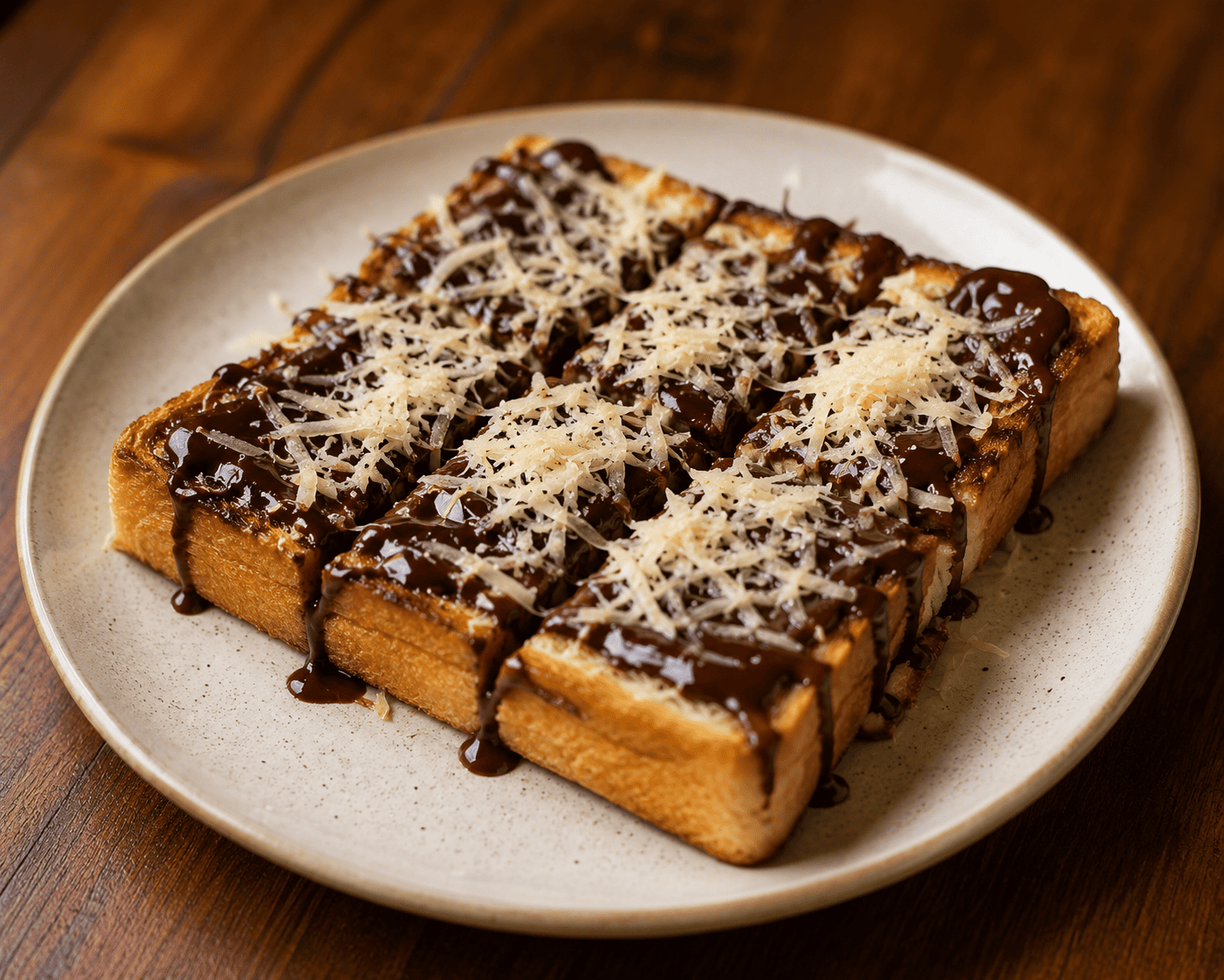Roti Bakar Cokelat Keju